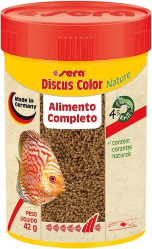 Discus Color Nature 42g/100ml Alimento Que Realça As Cores
