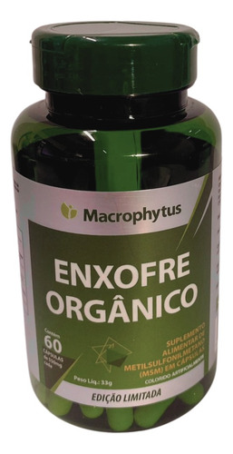 Kit 3 Enxofre Orgânico 60 Cápsulas