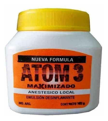Gel Atom 3 Maximizado Para Dolores 185gr X 15 Unidades
