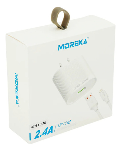 Cargador Morenka Mr0885 Con Cable 2.4a Tipo C iPhone