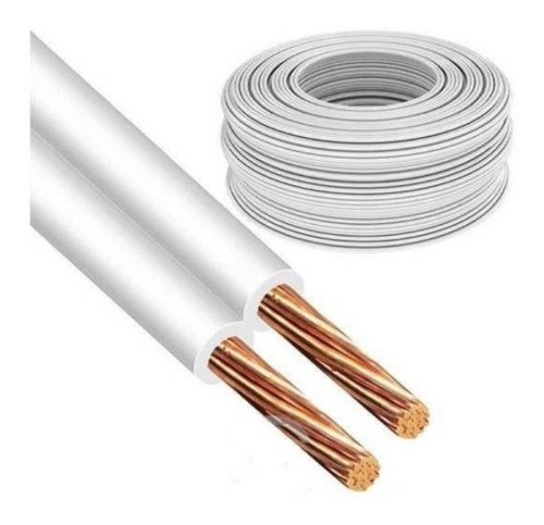 Cable Spt # 2 X 12  Blanco Marca Cablesca        