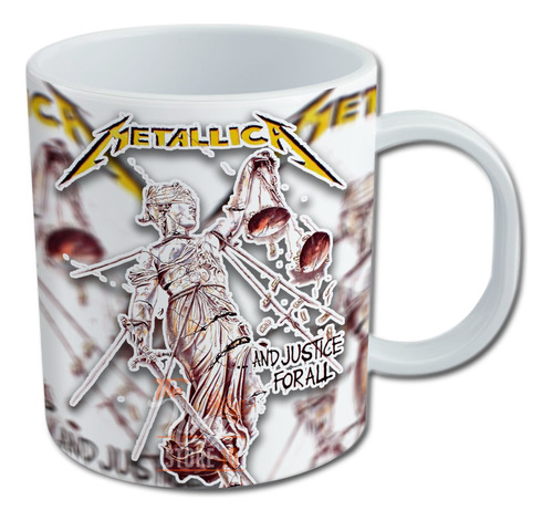 Taza, Tazon Mug, Metallica, Banda Metal, Thrash Metal, Rock