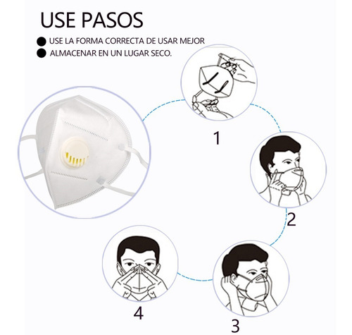 Mascarilla N95 Ffp2/ffp3 Con Válvula