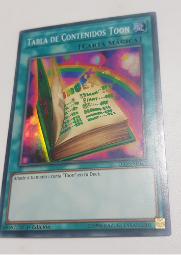 Yugi-oh Toon Table Contents Súper Español 