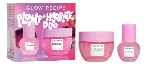 Suero Y Crema Para El Rostro Glow Recipe Plump + Hydrate Duo