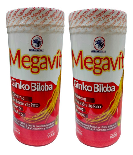 2 Megavit Ginko Biloba 900g - g a $33