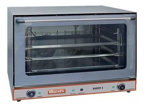 Horno Convector Electrico Moretti Bakery 4 Bandejas 60x40 Cm