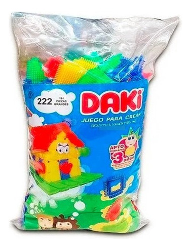 Daki 222 -apto Menores De 3 Años -164 Piezas -cabezas Animal