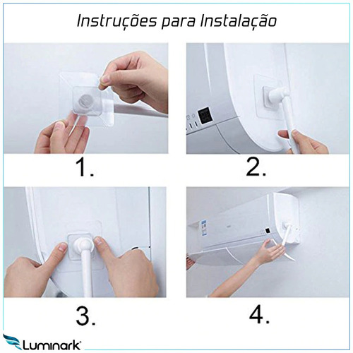 Imagem 9 de 9 de Defletor Ar Condicionado Plástico Direciona Vento - Promoção