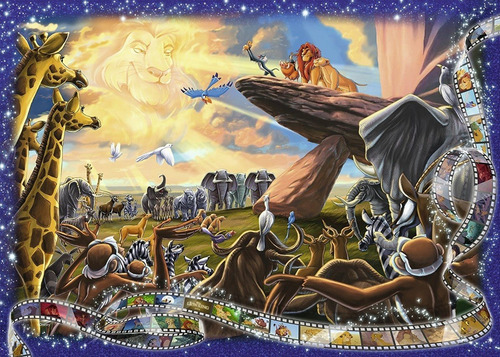 Rey Leon Simba Timon Disney Rompecabezas 1000pz Ravensburger