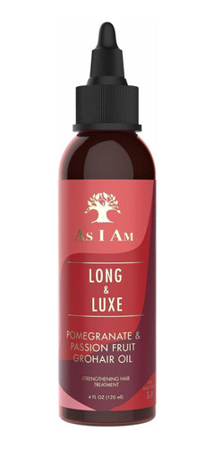 As I Am Long And Luxe Grohair Oil 4 Onzas Rejuvenecer El Cue