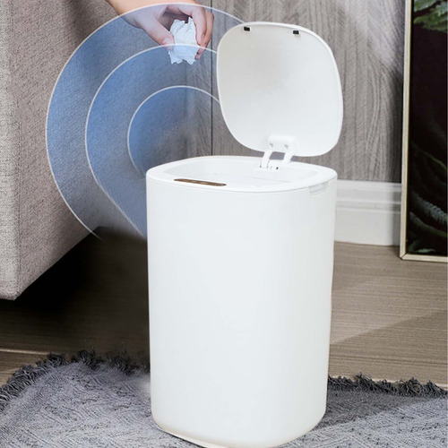 I Cubo De Basura Con Tapa Automática, Inalámbrico Y Sin Cont