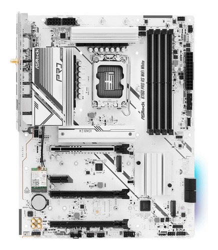 Placa Asrock B760 Pro Rs Wifi Atx Blanca