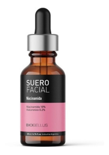 Biobellus--suero Facial Niacinamida 30ml- Hialuronico 0,2%