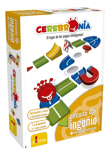 Juego De Mesa Cerebronia Circuito De Ingenio +7 Años Bontus