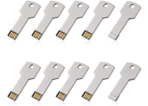 Pendrive Usb 2.0 De 2 Gb Raoyi Flash Usb Tipo Llave 10-pack