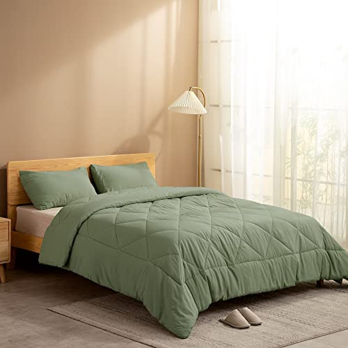 Comforter Set Queen Size, Ultra Soft Microfiber, 3 Piec...