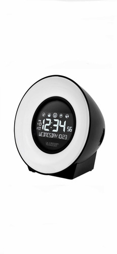 Reloj Despertador Con Luz Y Sonidos Naturaleza Programable