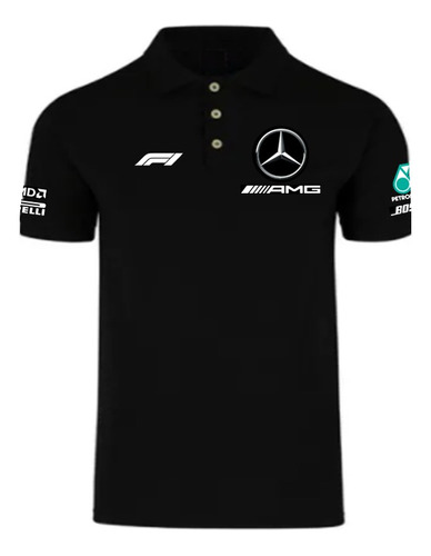 Playera Amg Mercedes F1 Polo (caballeros)