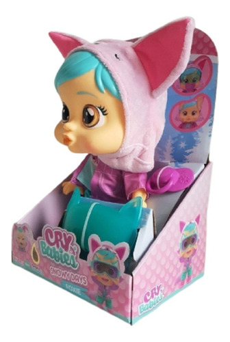 Imagen 2 de 6 de Cry Babies Foxie Snowy Days Wabro Playking