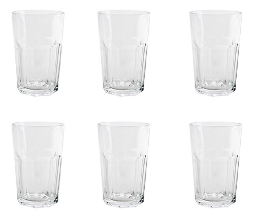 Set 6 Vasos Andres 300 Ml