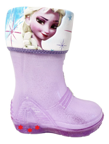 Bota De Lluvia Para Niña Frozen Wendy  Disney 13-21