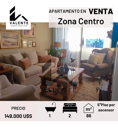 Ideal Apartamento En Ph De 66m2 En El Centro De Montevideo  