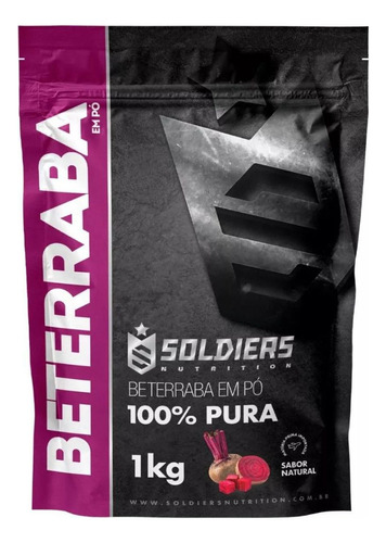 Soldiers Nutrition beterraba sesidratada em pó 1kg 100% puro