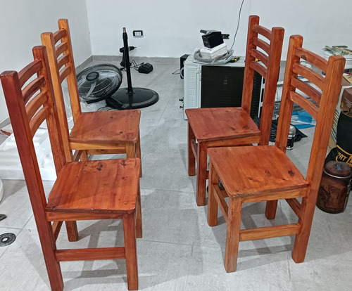 Silla Sofia Para Bar O Restaurante De Pino Marrón (Usado)