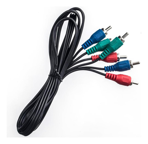 Cabo De Vídeo Componente Rgb Xenocam Rca De 5 Pés Para Hdtv
