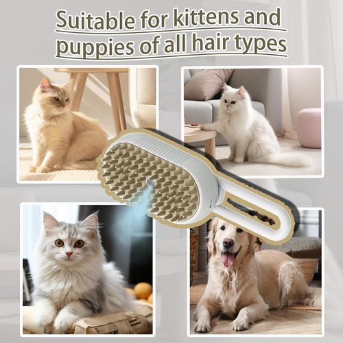 Cepillo De Vapor Para Gatos, Cepillo Para Perros Con Vapor