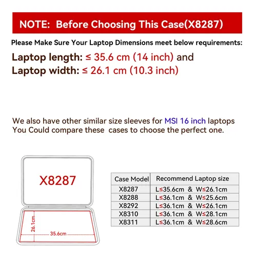 Funda Notebook Rigida De Eva Para Msi Creatorpro 16 Ai St.