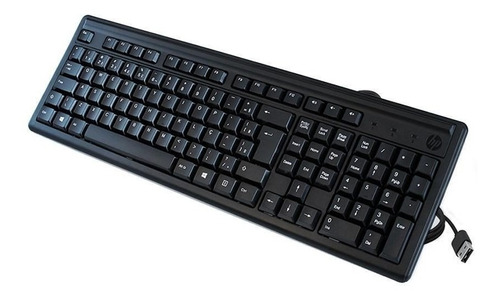 Teclado Hp Usb 100 Abnt2 110 Teclas 2un30aaac4 - Preto