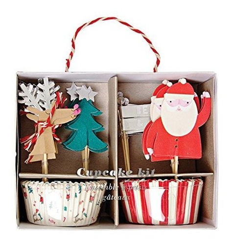 Kit De Decoración Para Cupcakes Be Jolly - Juego De 48 Pieza