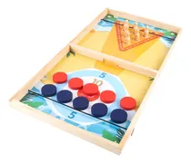 Comprar Madera Juego De Juego Familia De Puck Fast Puck En 1 Para