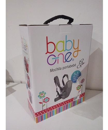 Imagen 2 de 2 de Baby One Mochila C/apoya Cabeza Negro Bomo-004