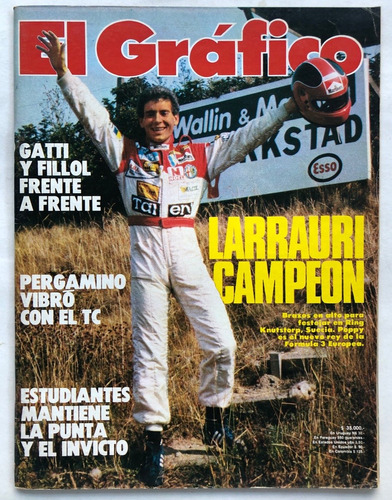 El Grafico Nº 3279 Larrauri Campeón Agosto 1982