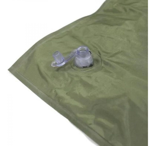 Kit 2 Colchões Auto Infláveis Klush Verde Com Travesseiro