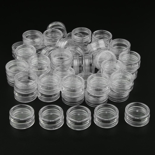 Tarro De 3 Gramos, 100 Unidades, Recipiente Para Muestras Co