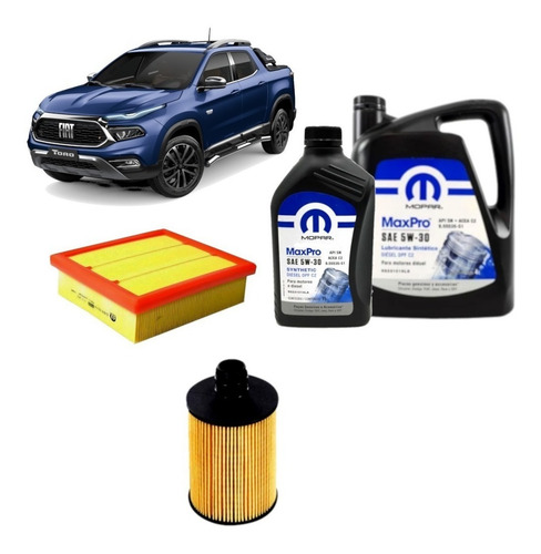 Imagen 1 de 5 de Kit De Filtros Y Aceite Mopar Fiat Toro 2.0 Diesel