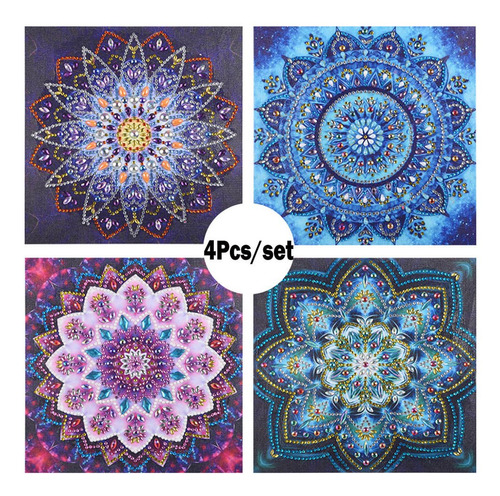 Diamond Painting 4pcs Diy 5d Broca Pintura De Diamante