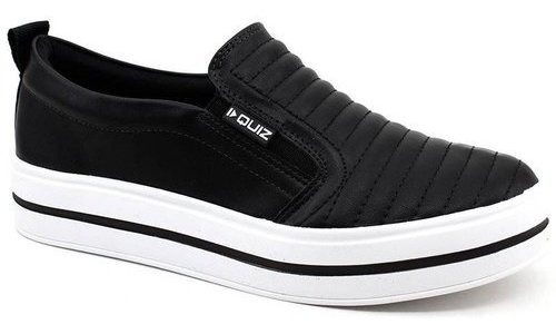 slip on quiz preto