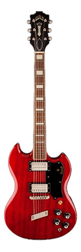 Guild Guitarra S-100 Polara Cherry Red Material Del Diapasón Pau Ferro Orientación De La Mano Diestro