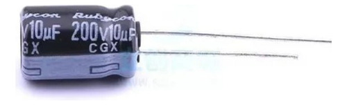 Condensador 200v 10uf 105° X2uds Somos Tienda Física (Usado)