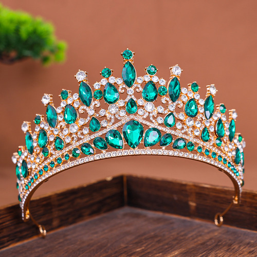Luxury Vintage Bridal Crown Hair Accessories Diamond