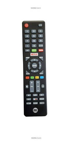 Control Remoto Tv Ibg Original + Forro + Pilas