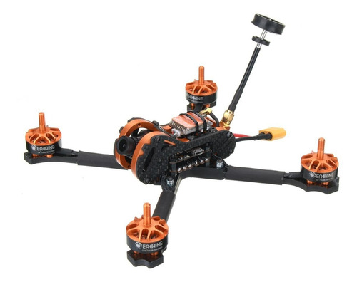 Drone Eachine TYRO99 com câmera HD black e orange 1 bateria