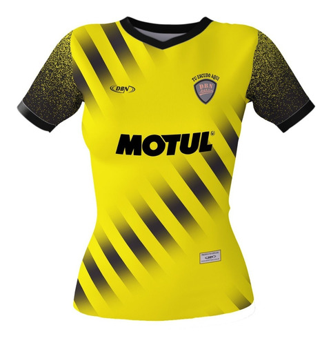 Camiseta Futbol Femenino Personalizada  Sublimada F1020