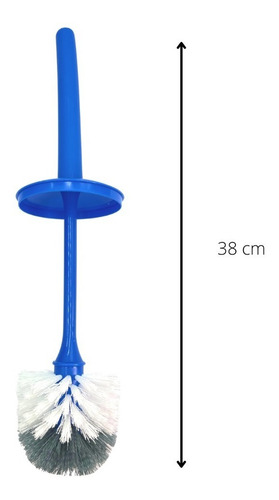 Imagen 2 de 8 de Escobilla De Baño Cepillo De Diferentes Colores Con Soporte