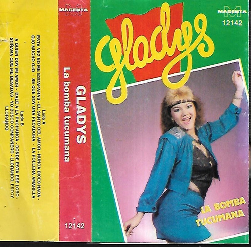 Gladys Album La Pollera Amarilla Sello Magenta Cassette
